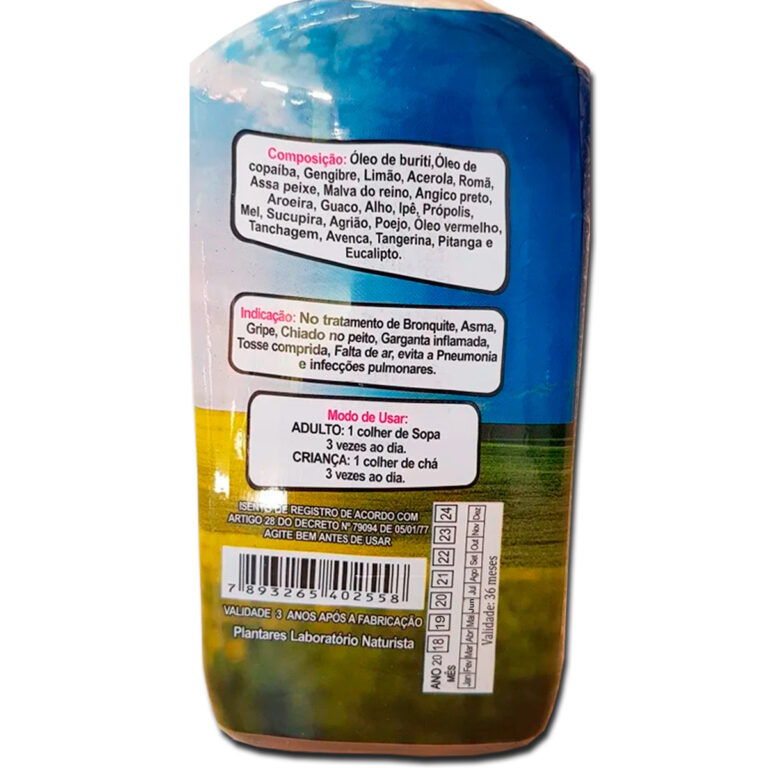 Xarope da Vovó Naturela Shop distribuidora de produtos naturais