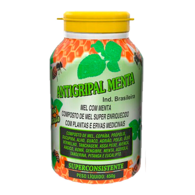 Xarope Antigripal Menta Nectamel Naturela Shop distribuidora de produtos naturais