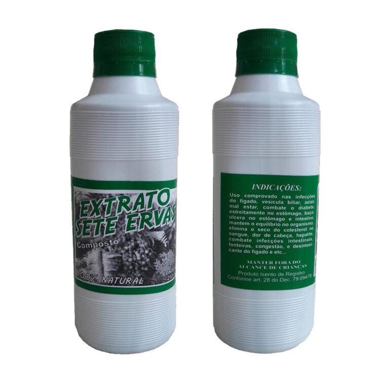 Extrato de Sete Ervas Naturela Shop distribuidora de produtos naturais