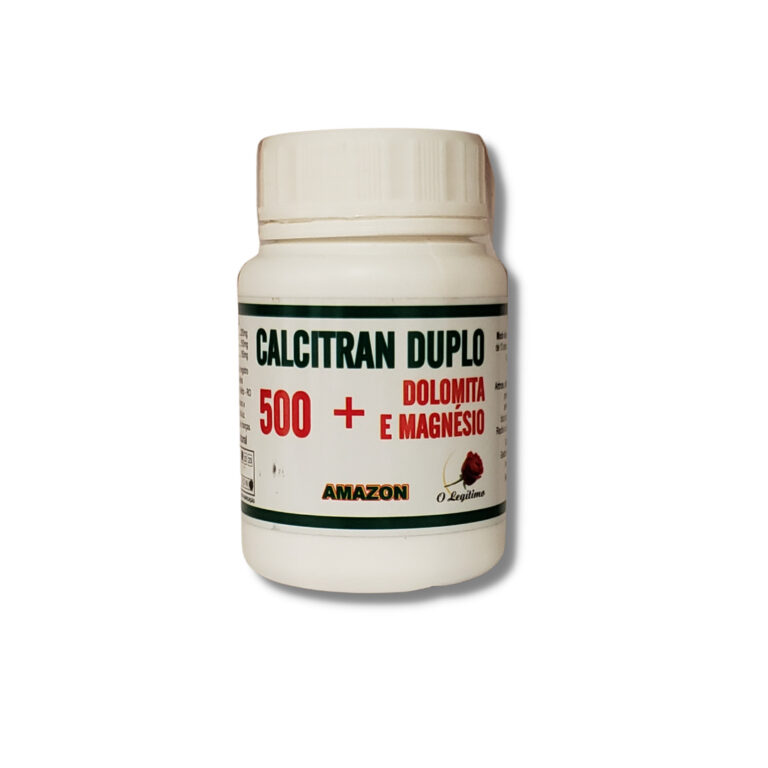 Calcitran Duplo + Dolomita e Magnésio Amazon Capsulas Naturela Shop distribuidora de produtos naturais