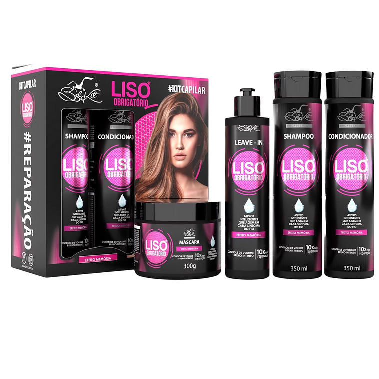 Kit Capilar Liso Obrigatório Belkit Naturela Shop distribuidora de produtos naturais
